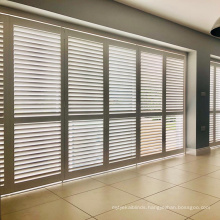 safety and good quality White window shutter door louvers basswood plantation shutter